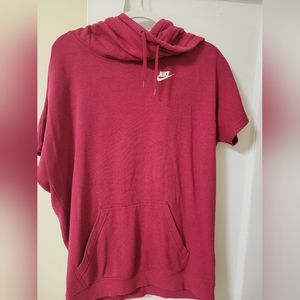 Nike short sleeve hoodie